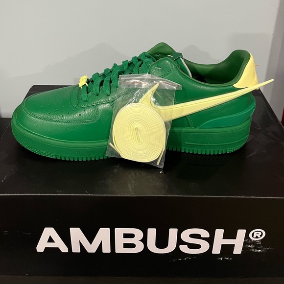 NIKE X AMBUSH AIR FORCE 1 LOW SP, green white, 12.5 - Picture 2 of 10